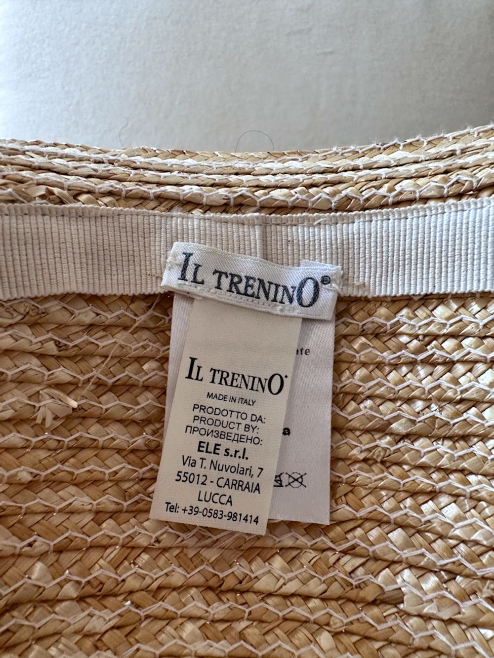 Соломенная шляпа Il Trenino, 80