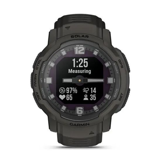 Умные часы Garmin Instinct Crossover Solar графитовый