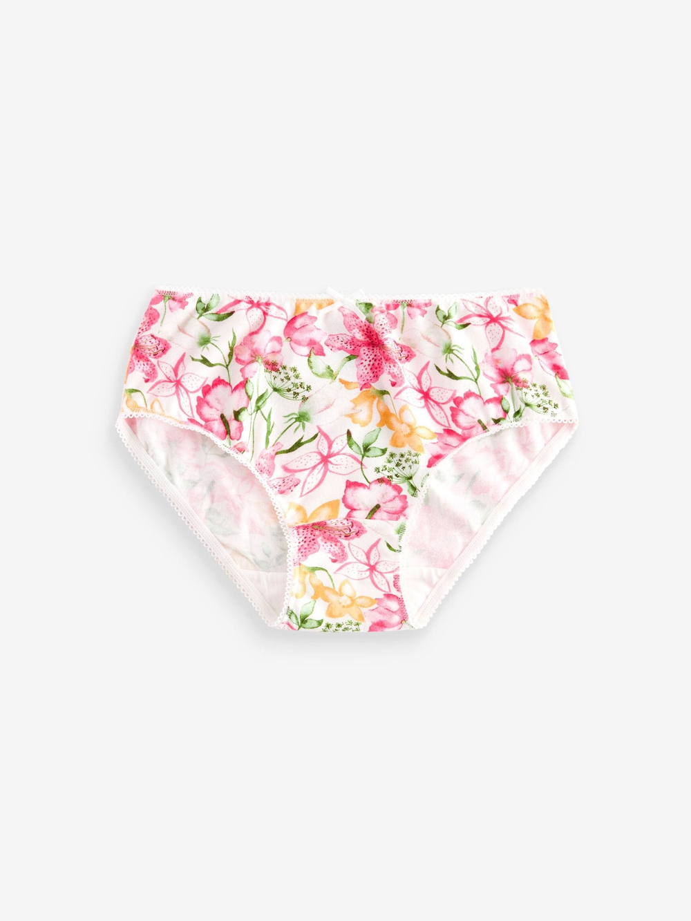 Трусы для девочки Next 407-272, 7 шт., Розовый, Белый