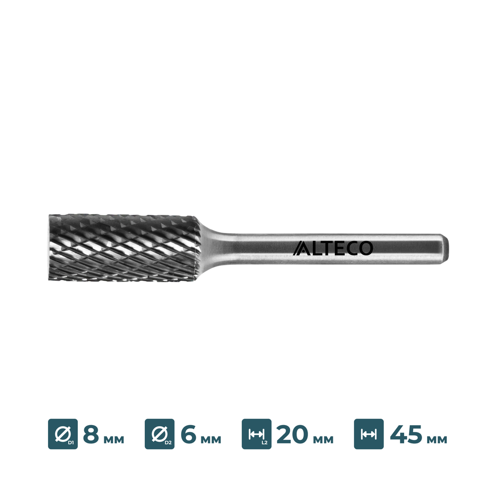 Борфреза по металлу ALTECO A 0820/6 MX