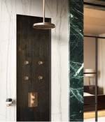 Термостат Gessi Venti20, с переключателем на 2 потребителя, встраиваемый, цвет Copper Brushed PVD