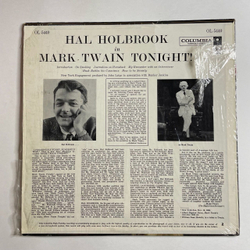 Винтажная виниловая пластинка LP Hal Holbrook Mark Twain Tonight Марк Твен (USA 1959)