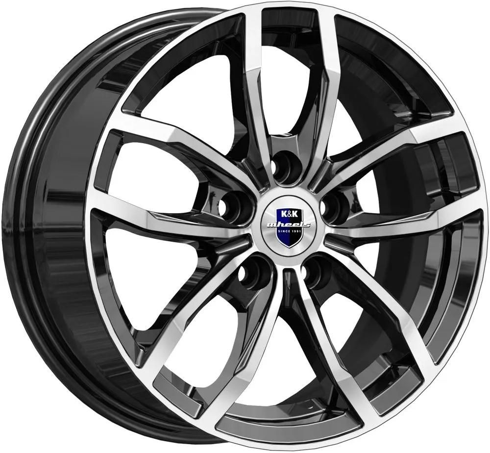 K&amp;K Фрост 6.5x15 5x108 ET 50 Dia 63.4 (алмаз черный)