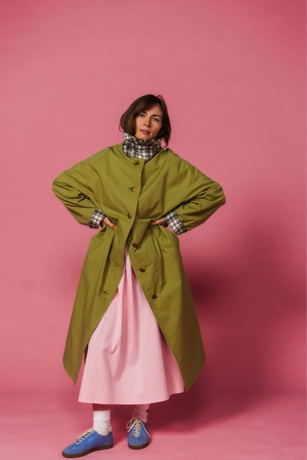 Плащ "Зое" Авокадо