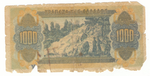 Банкнота 1000 драхм. 1941 г. Греция. Poor