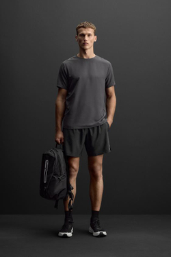 ZARA ЛЕГКАЯ СПОРТИВНАЯ ФУТБОЛКА, АНТРАЦИТОВО-СЕРЫЙ