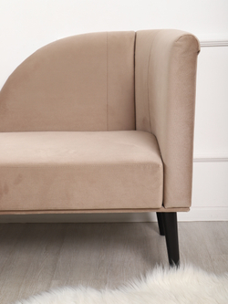 Кушетка Berger бежевый/венге