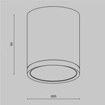 Потолочный светильник Technical C086CM-GX53-MRD-B