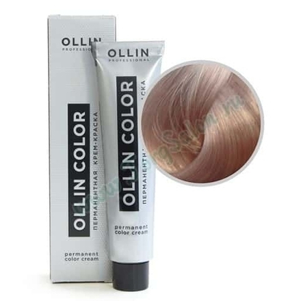 Крем краска для волос перманентная Ollin Color «Светлый блондин розовый» 10/26