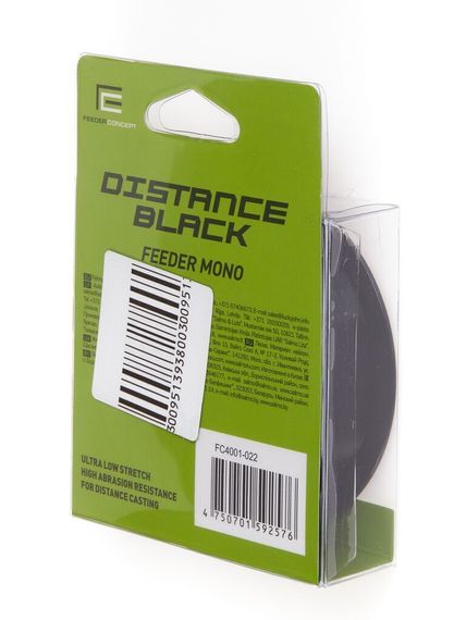 Леска монофильная Feeder Concept Distance Black 150 м, 0,22 мм