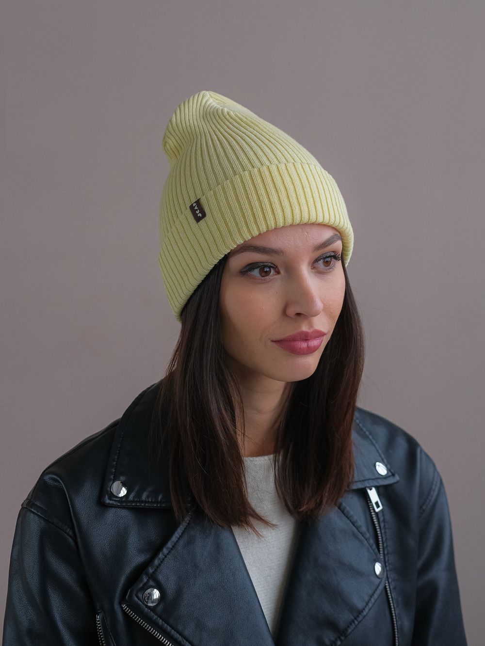 Шапка вязаная весенняя/осенняя (Груша) МУЛА