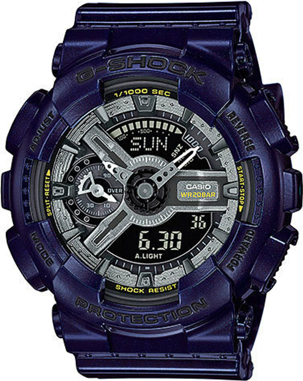 Японские наручные часы Casio G-SHOCK GMA-S110MC-2A с хронографом