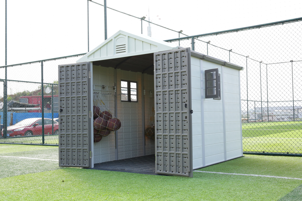 Садовый пластиковый сарай HouzBlock Comfort-3 7,5x11