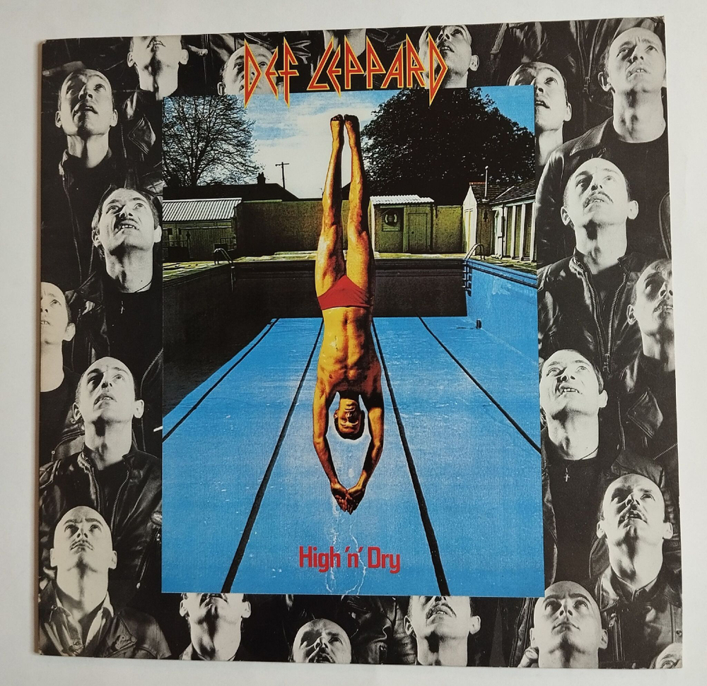 Винтажная виниловая пластинка LP Def Leppard High N Dry (Holland 1981)