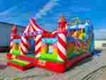 Коммерческий надувной батут «Парк развлечений 4» 12*6*7 м