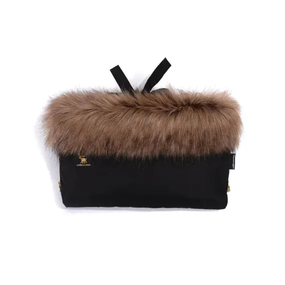 Муфта c мехом CottonMoose Handmuff Shine Gold