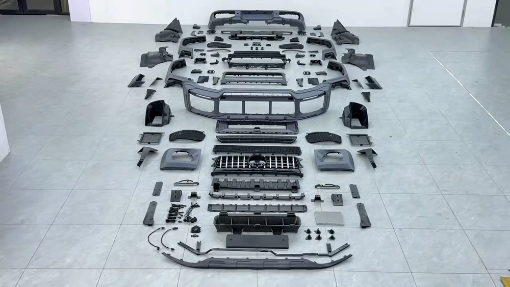 Пластиковый широкий обвес для Mercedes-Benz G-class W465 G63 G350 G580 G550 G500 2025 Гелик Гелентваген