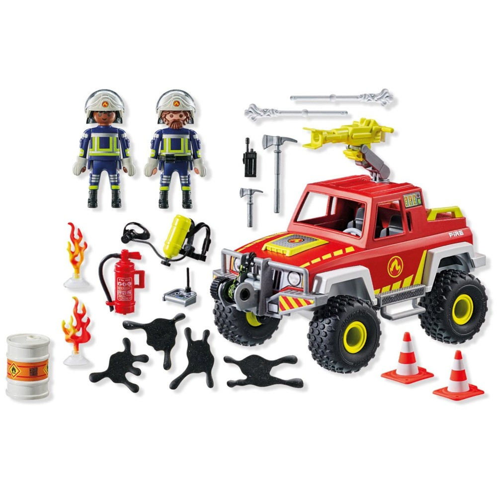 Игровой набор Playmobil 71824 Пожарная машина 71824 68 деталей — фото 3