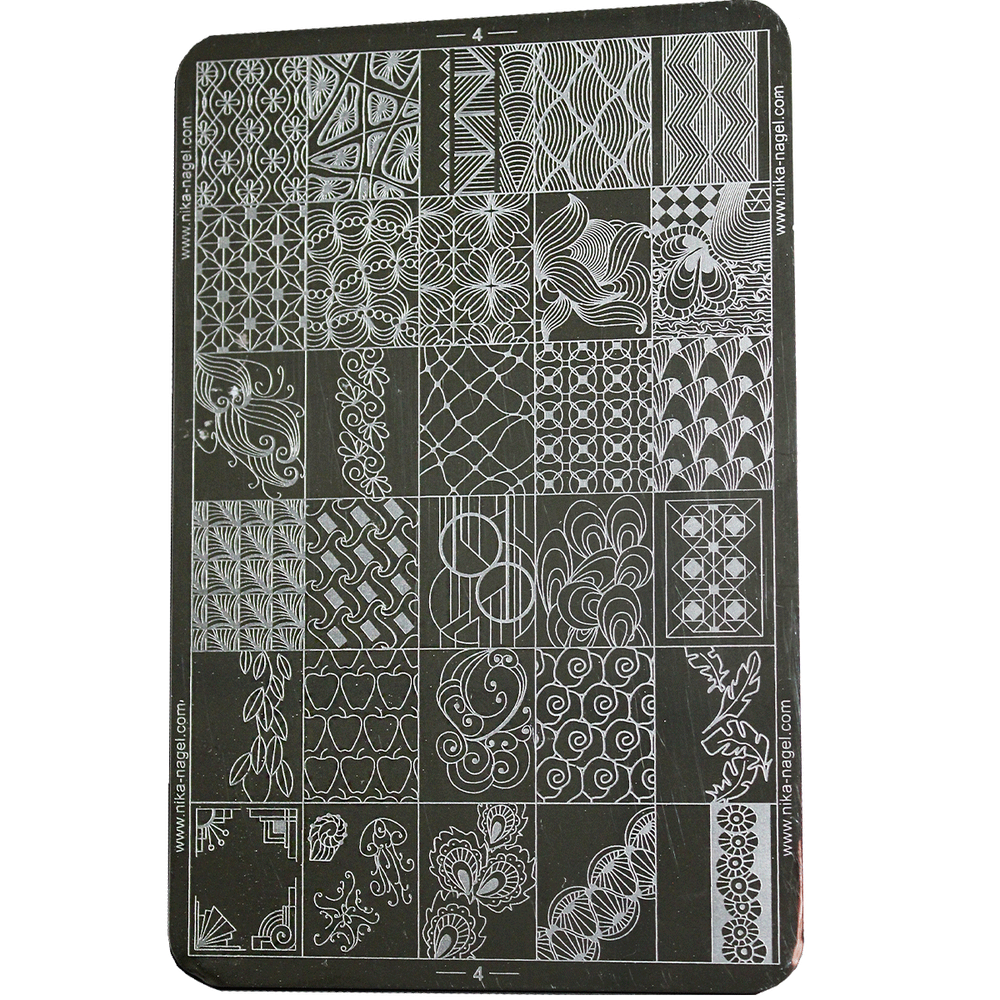 Nika Nagel Пластина для стемпинга №04 (большая)