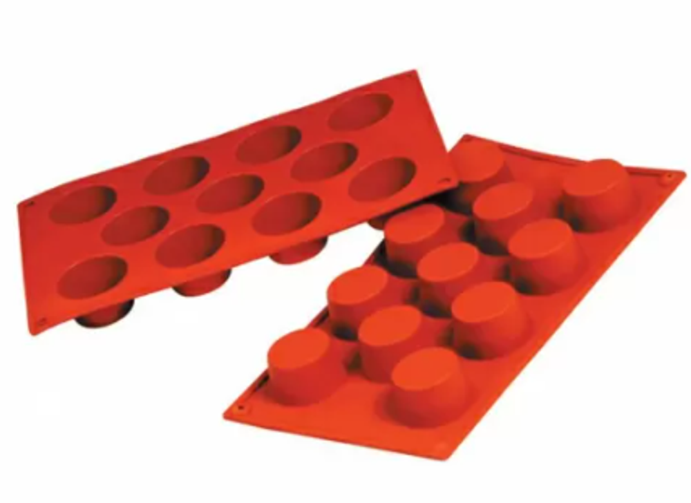 Форма силиконовая P.L. Proff Cuisine "Маффин" 6 ячеек d 70 мм, h 35 мм (30*17,5 см)