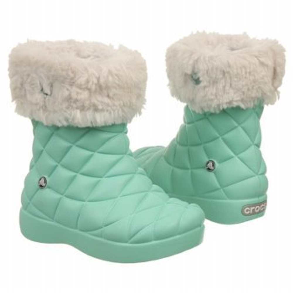 Сапоги Crocs Super Molded Boot Зеленые