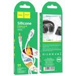 Аудиокабель HOCO UPA22 AUX Jack 3.5 (m) - Lightning (m), 1 м, белый, 1 м, 013272