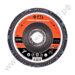 Круг лепестковый с керамическим абразивом для шлифования по нержавеющей стали FTL Everest 29 125 х 22,2 мм P80