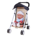 Коляска для кукол сидячая, пакет 935-12