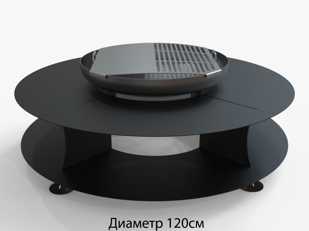 Дизайнерский очаг UFIRE GF-10, d 120 см