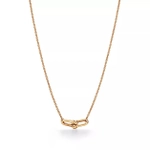 Подвеска из жёлтого золота 18k,Tiffany 💠Hard Wear Small double Link