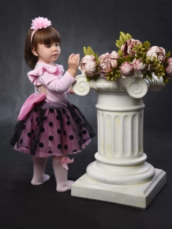 Юбка-пачка в горох