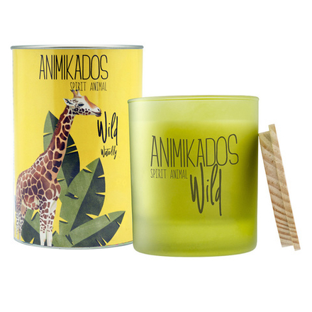 Ambientair Ароматная свеча  Giraffe - водная лилия Wild, 40 ч