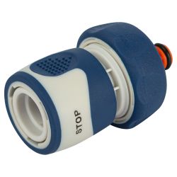 GWHC20-060 GREEN APPLE Коннектор с аквастопом для шланга 19 мм , пластик, TPR | Аксессуары для полива Green Apple