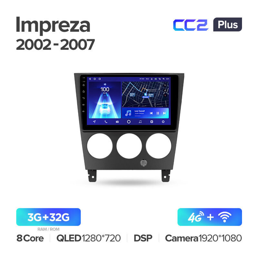 Teyes CC2 Plus 9" для Subaru Impreza 2002-2007