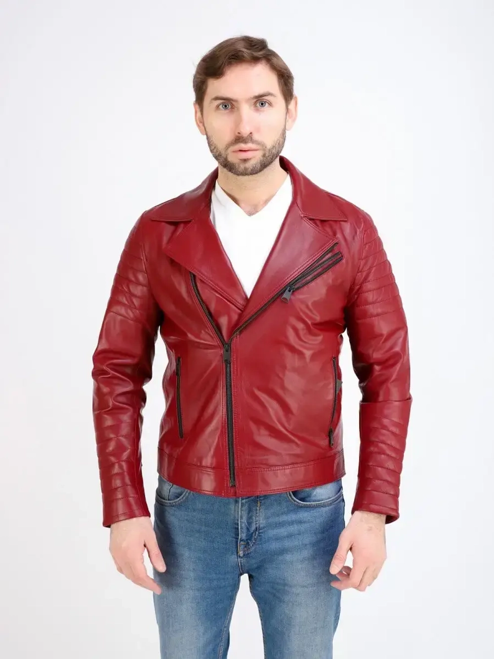 Косуха мужская натуральная кожа, куртка