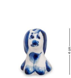 ГЛ- 314 Фигурка «Дружок» (Гжельский фарфор)