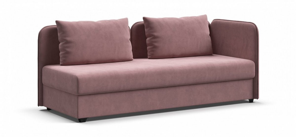 Тахта Ирис Велюр Монолит розовый