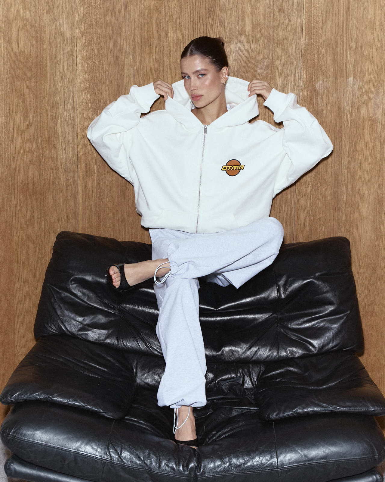 Зип худи из футера