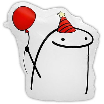 Фигура "Человечек мем с шариком"