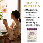 DelighTeas, Аюрведический чай с базиликом (Tulsi), без кофеина, 30 роскошных чайных пакетиков «Пирамида», 90 г (3,2 унции)