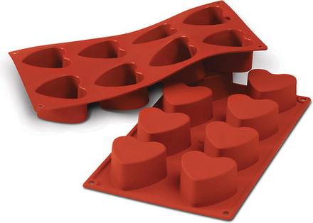 Форма для запекания Silikomart Forma do ciastek Sf040 Cuore, круглая, силикон