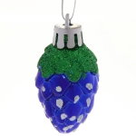 Ёлочные игрушки «Шишечки» 4см микс цветов (набор 4шт)