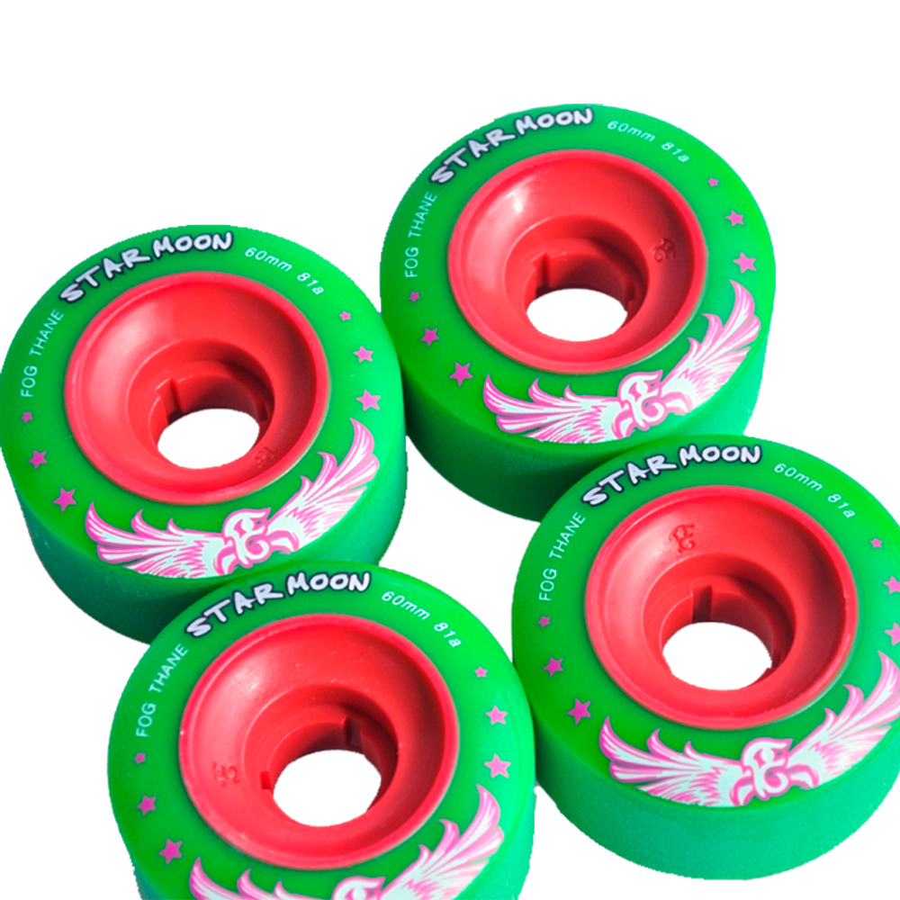 КОЛЕСА ДЛЯ ЛОНГБОРДА KHEPRI STARMOON 60MM GREEN