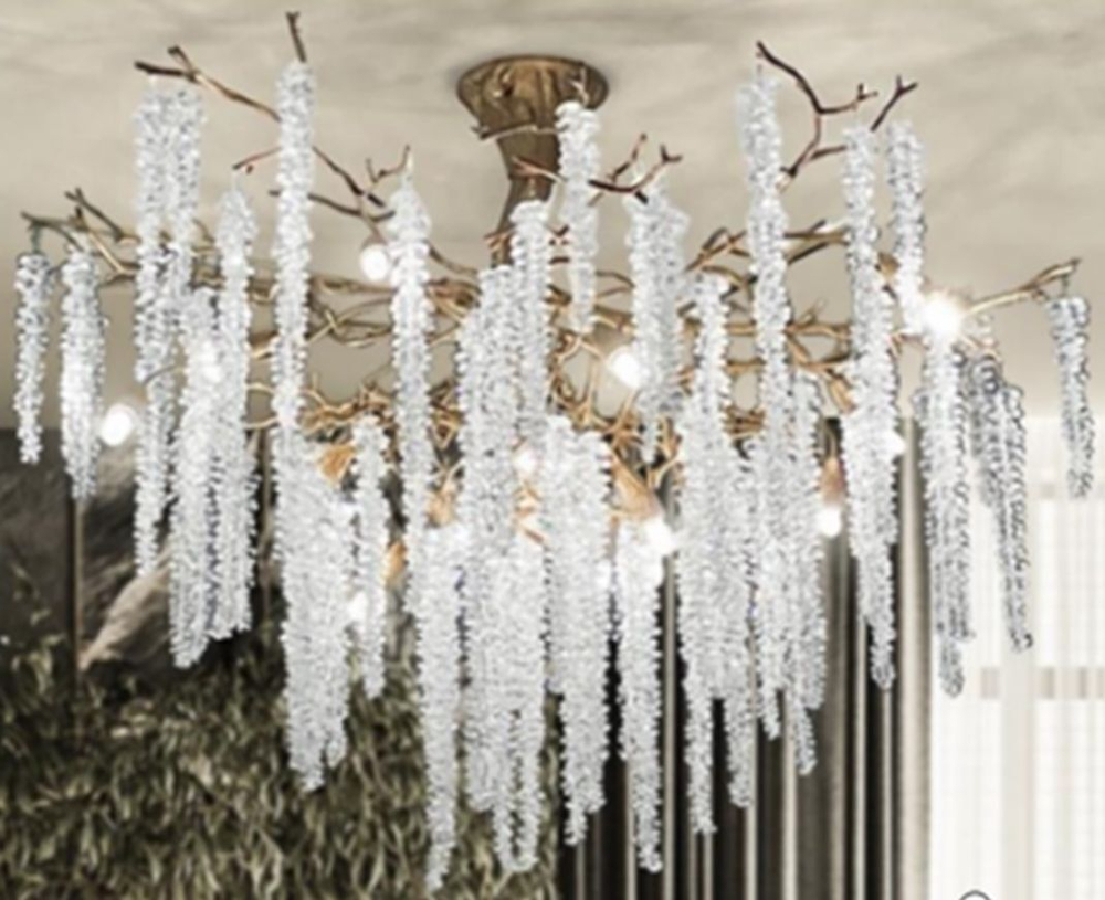 люстра Coral Crystals Ceiling Copper II