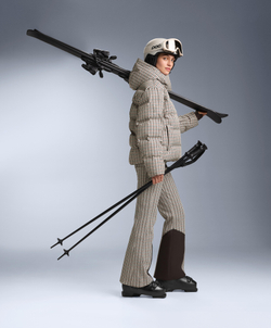 OYSHO Водонепроницаемые эластичные брюки SKI с высокой посадкой, норка