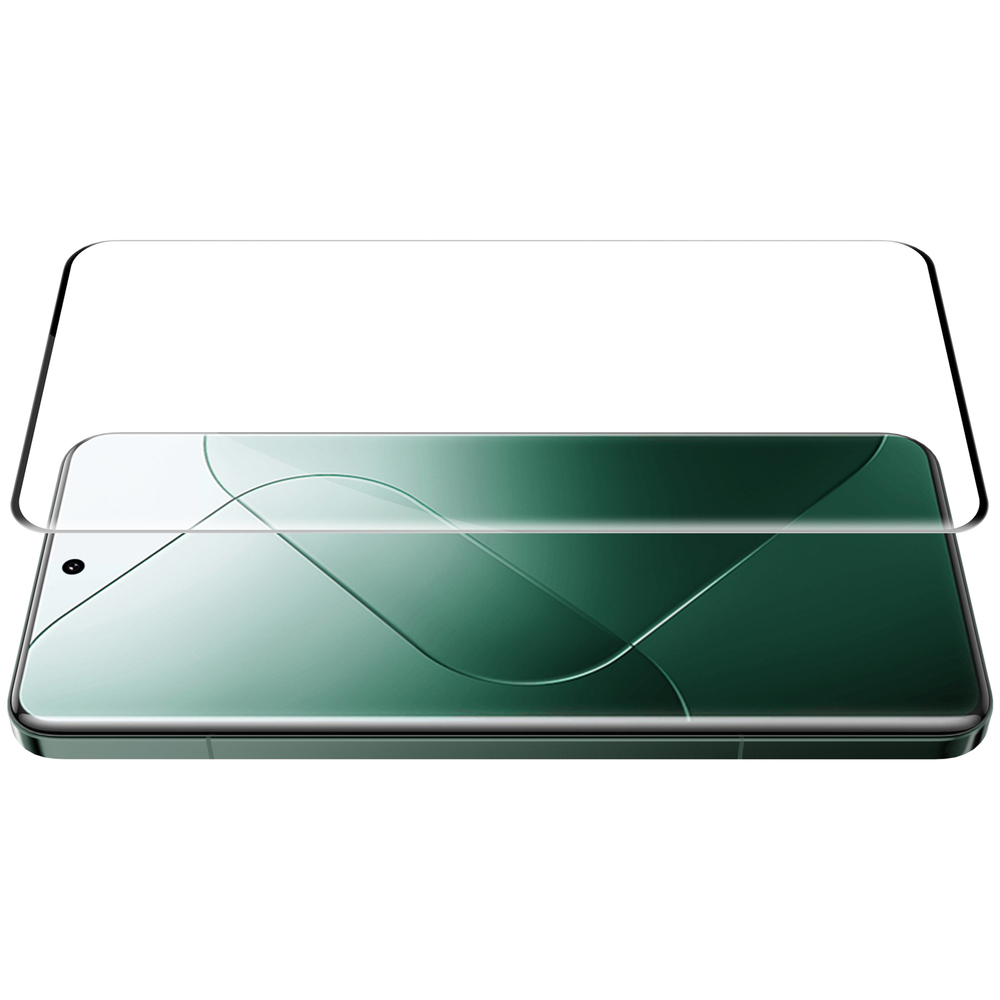 Защитное стекло 3D из закаленного стекла от Nillkin для Xiaomi 14 Pro и 14 Ultra, серия 3D CP+MAX Anti-Explosion Glass Screen Protector (закругленные края)