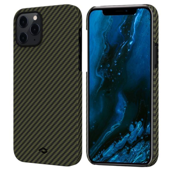 Чехол Pitaka MagEZ Case для Apple iPhone 12 Pro Max (Black/Yellow Twill)
