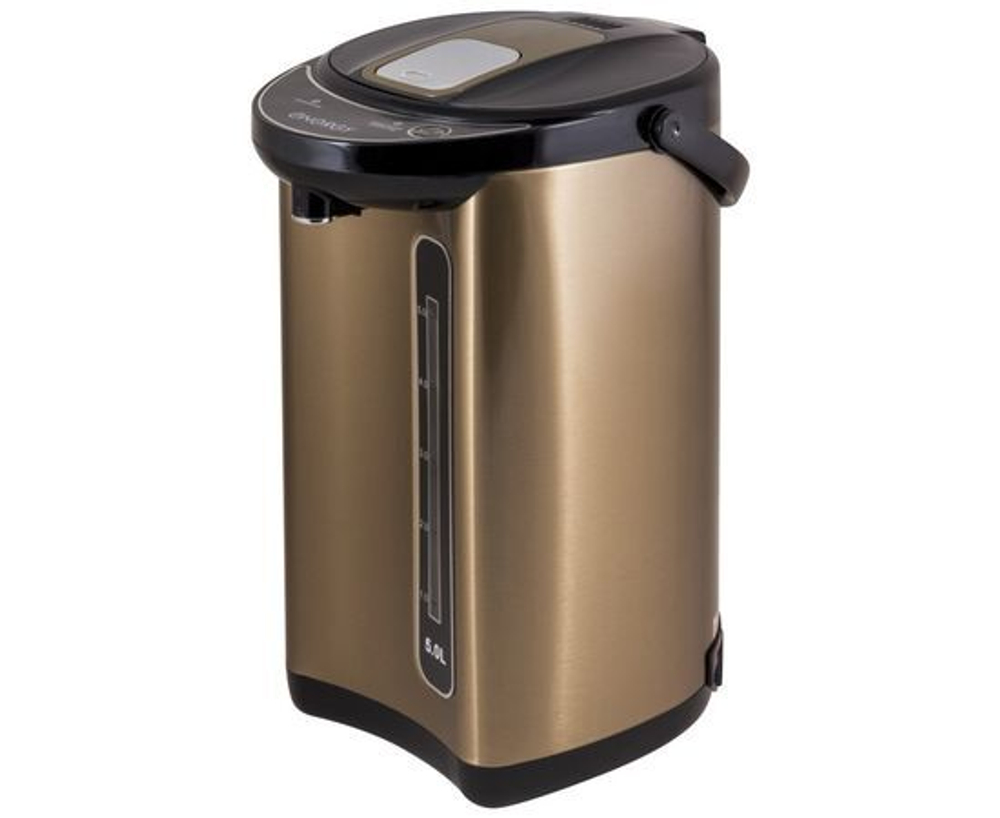 Чайник-термос термопот Energy TP-617 золотой 5л, 750Вт, колба нерж.сталь, подача воды автомат.280303