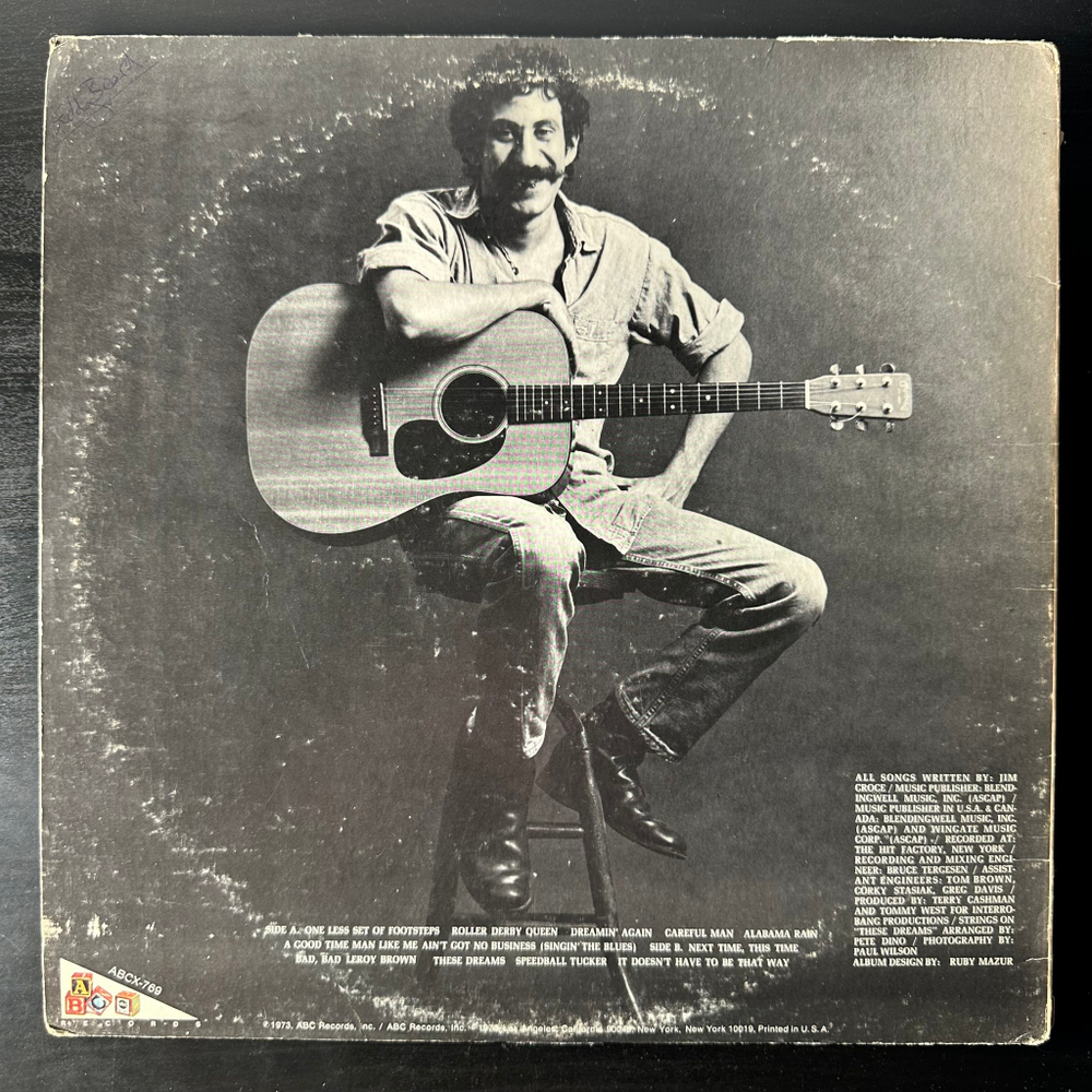 Jim Croce ‎– Life And Times (США 1973г.)