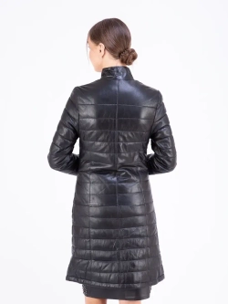 Женское кожаное пальто/натуральная кожа/Турция